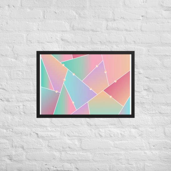 Framed poster